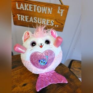 Rainbowcorn, mermaidcorn Pink and White Plush  Toy